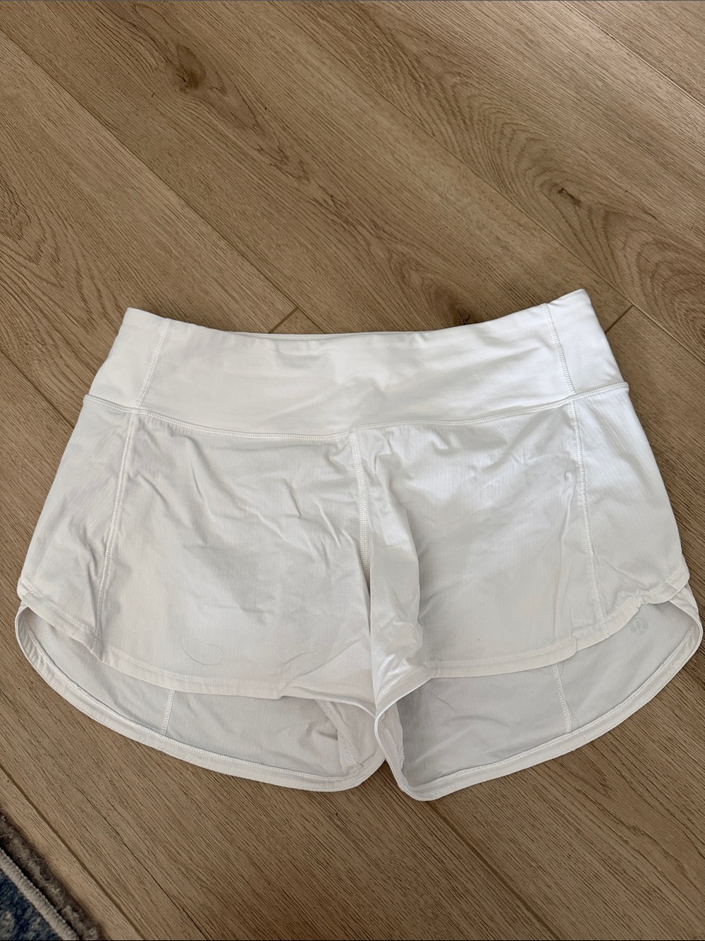 lululemon athletica White Athletic Running Shorts